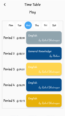 kino time table management